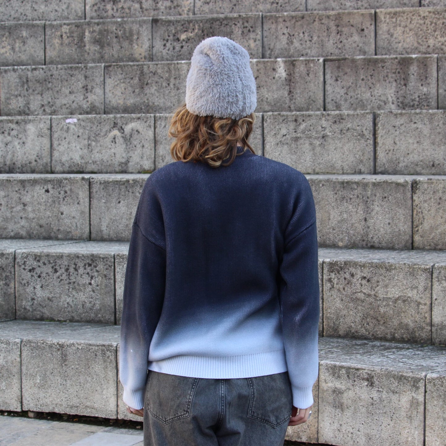 BLACK "TIMELESS CHRONOS" KNIT