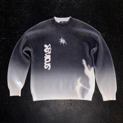 BLACK "TIMELESS CHRONOS" KNIT